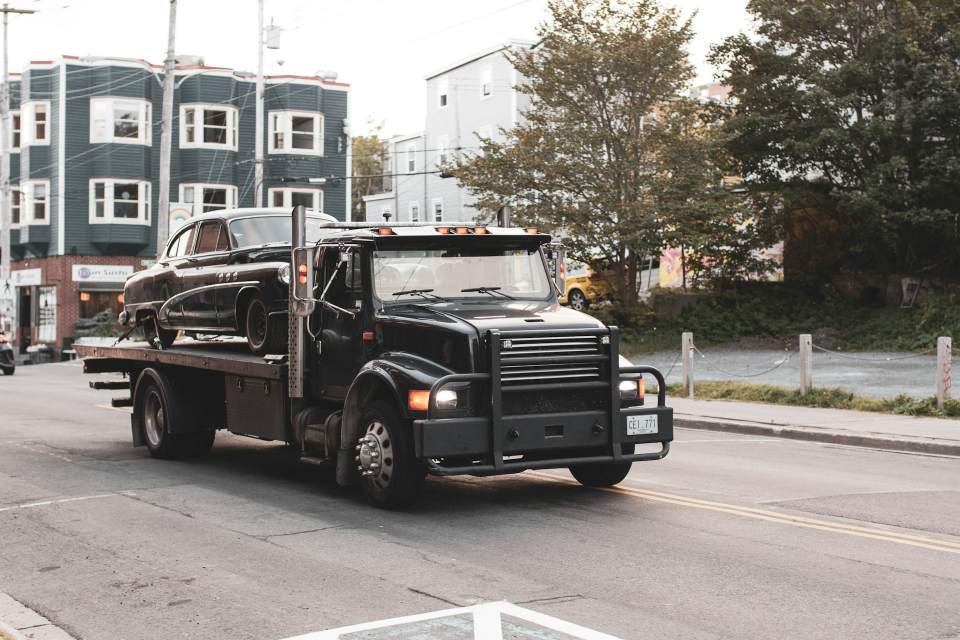 tow truck straps
